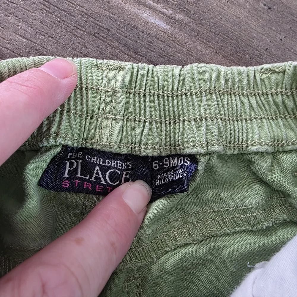 The Children's Place Light Green Kids Shorts